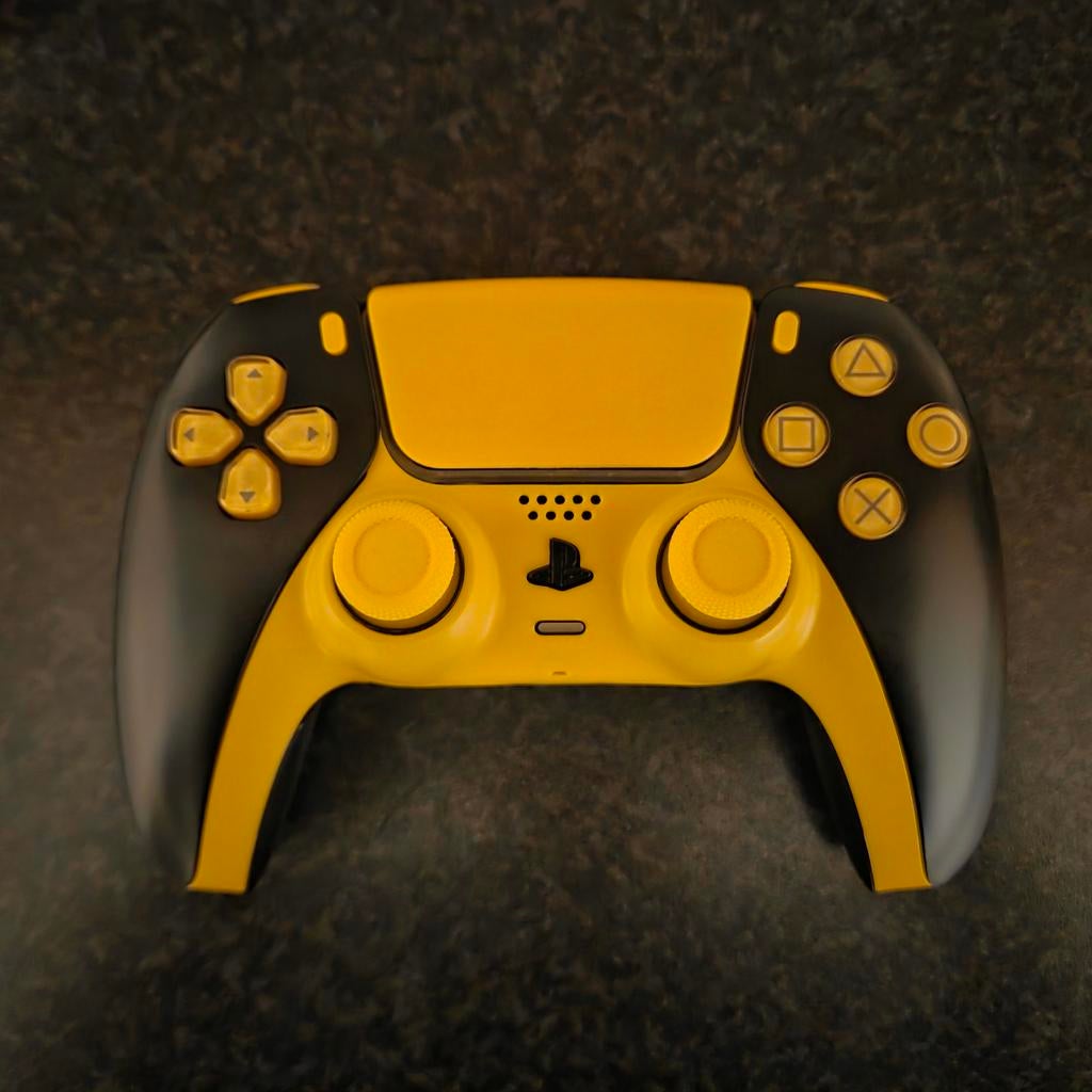 Custom DualSense PS5 Controller - K-Silver TMR Sticks, PlayStation 5, Ophalen of Verzenden, Zo goed als nieuw, Controller