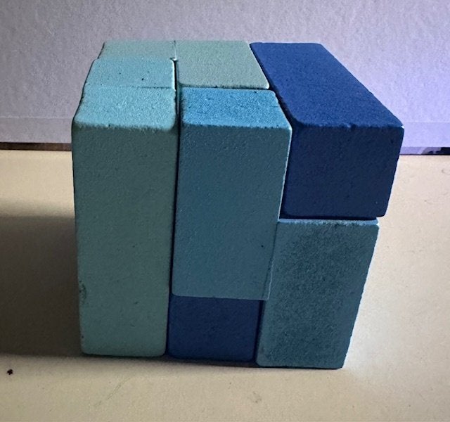 Leerzame puzzel kubus van hout (Sp2), Ophalen of Verzenden, Zo goed als nieuw, Overige typen