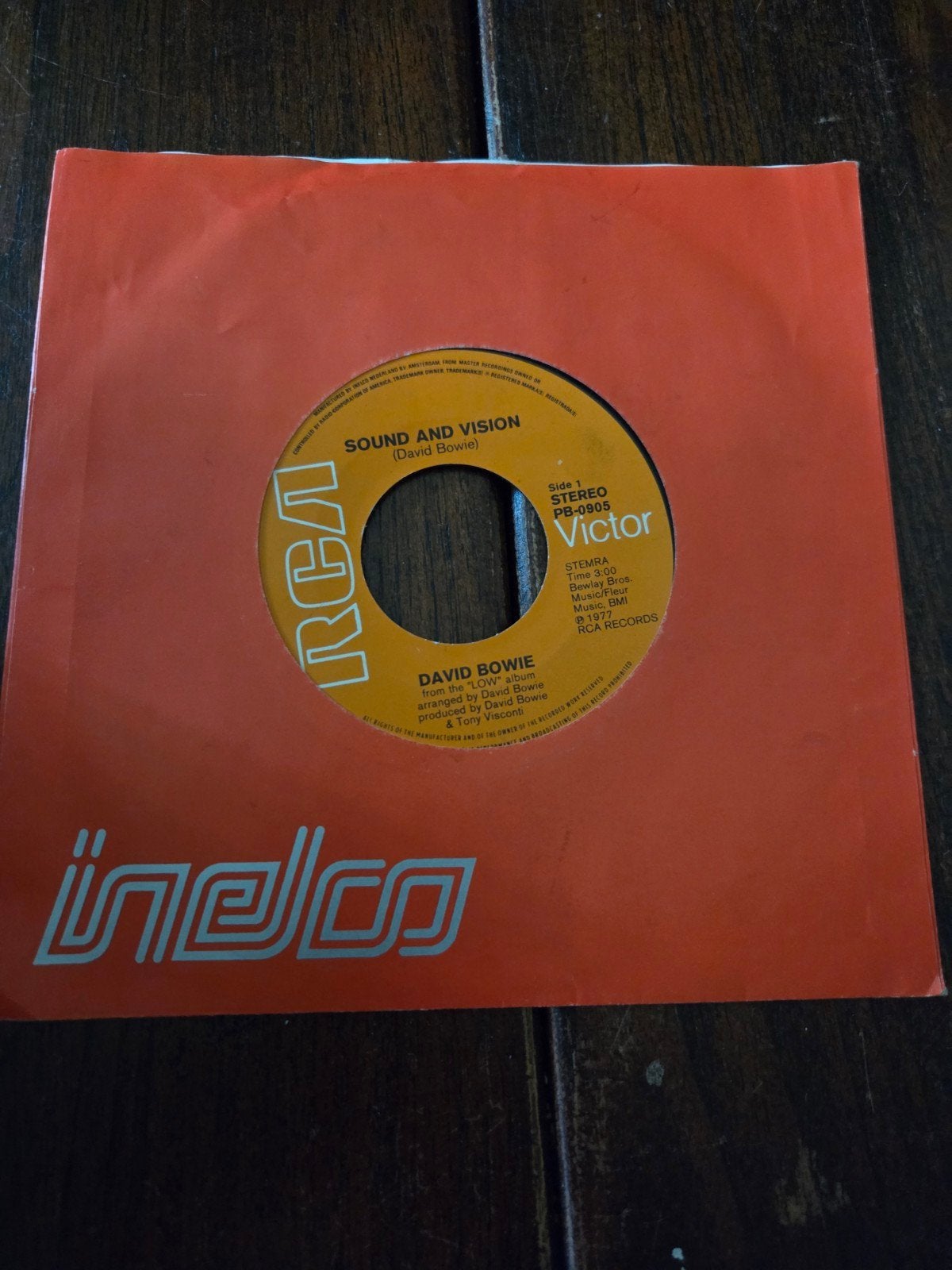 David Bowie - Sound and Vision / A New Career in a New Town, Gebruikt, Originele persing, 7 inch, Ophalen of Verzenden