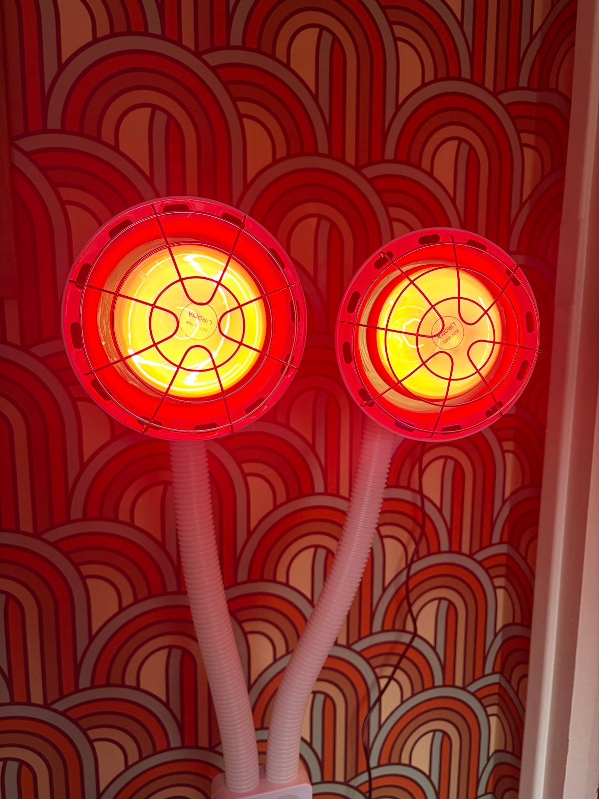 LiroMa Infraroodlamp - Dubbele Warmtelamp voor Therapie, Ophalen, Zo goed als nieuw, Overige typen