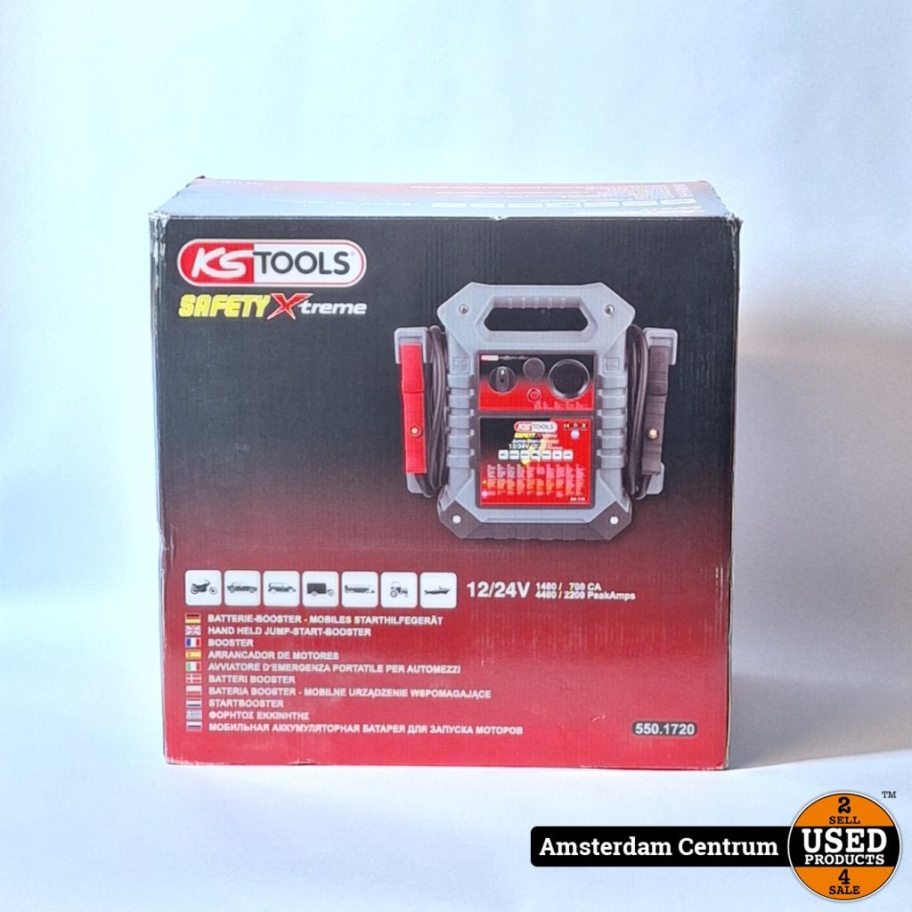 KS Tools Accu Booster 550.1720 1400/700CA - Als nieuw, Flex Ltd., Zo goed als nieuw, https://flex.com/contact-us, Nobelstraat 10, 5807 GA Oostrum LB, Limburg, Nederland