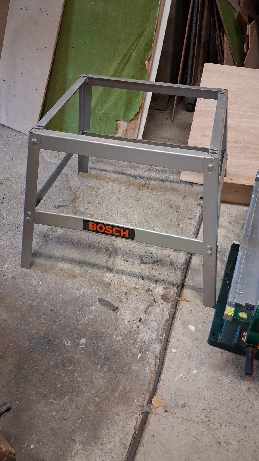 Onderstel voor Bosch PTS10 zaagtafel, Doe-het-zelf en Verbouw, Ophalen, Cirkelzaag, 30 tot 70 mm, 1200 watt of meer