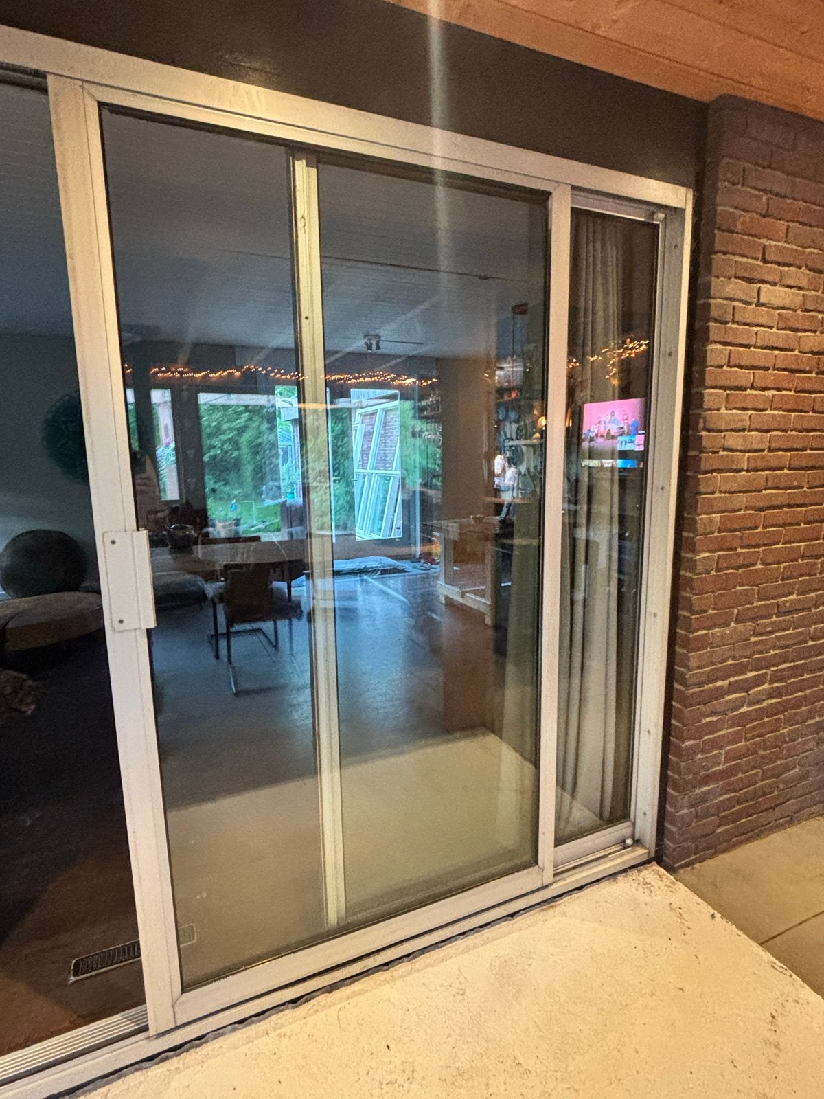 2x Schuifpui 230x210 cm - Aluminium met glas, Doe-het-zelf en Verbouw, Deuren en Horren, Gebruikt, 120 cm of meer, Ophalen of Verzenden