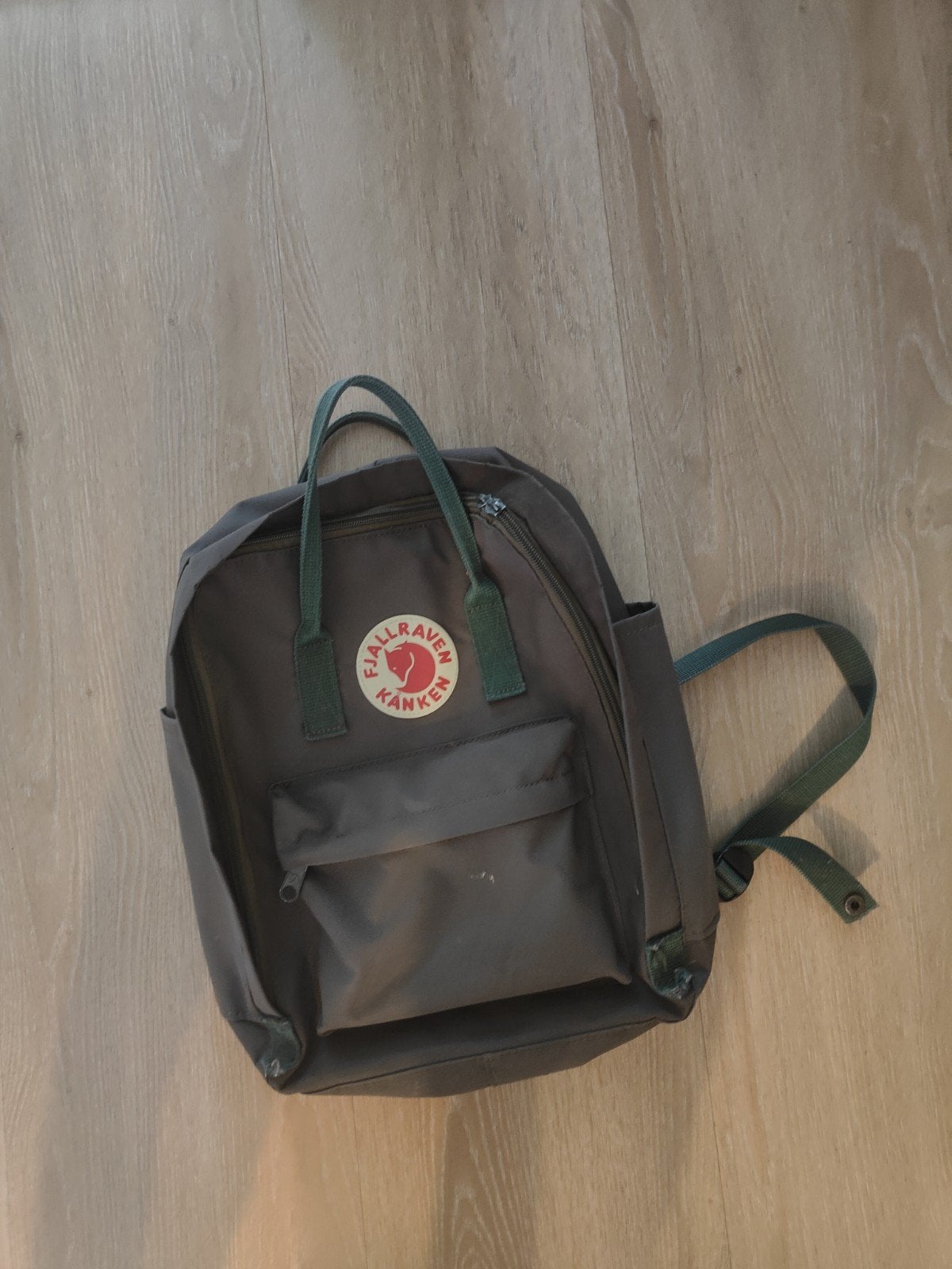 Fjällräven Kånken rugtas in groen, Overige merken, Gebruikt, 25 tot 40 cm, Ophalen of Verzenden