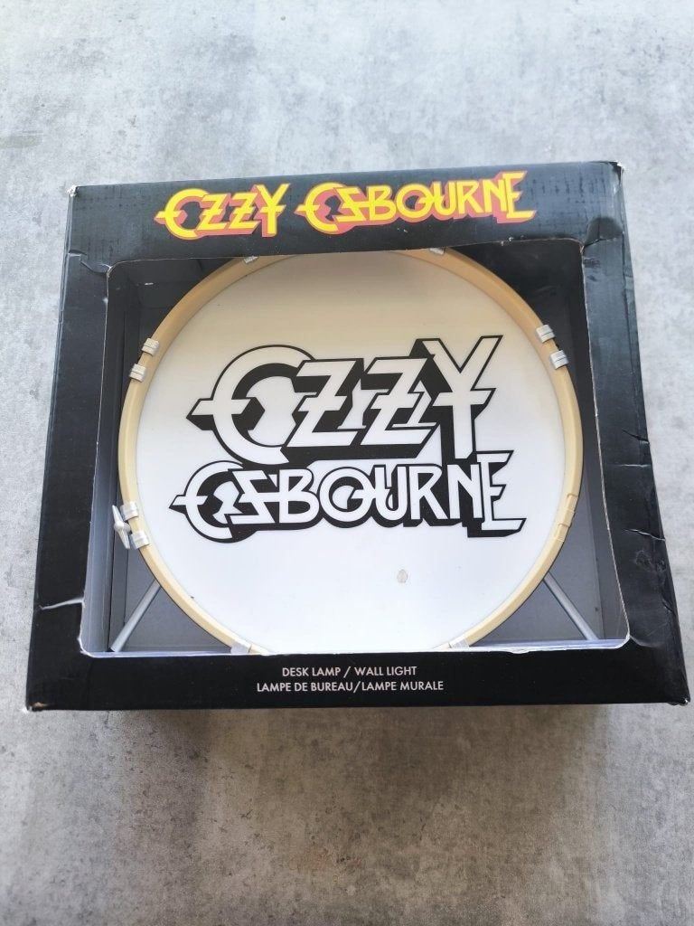 Lamp (decoratie) OZZY OSBOURNE - DRUMS 3D, Ophalen of Verzenden, Nieuw