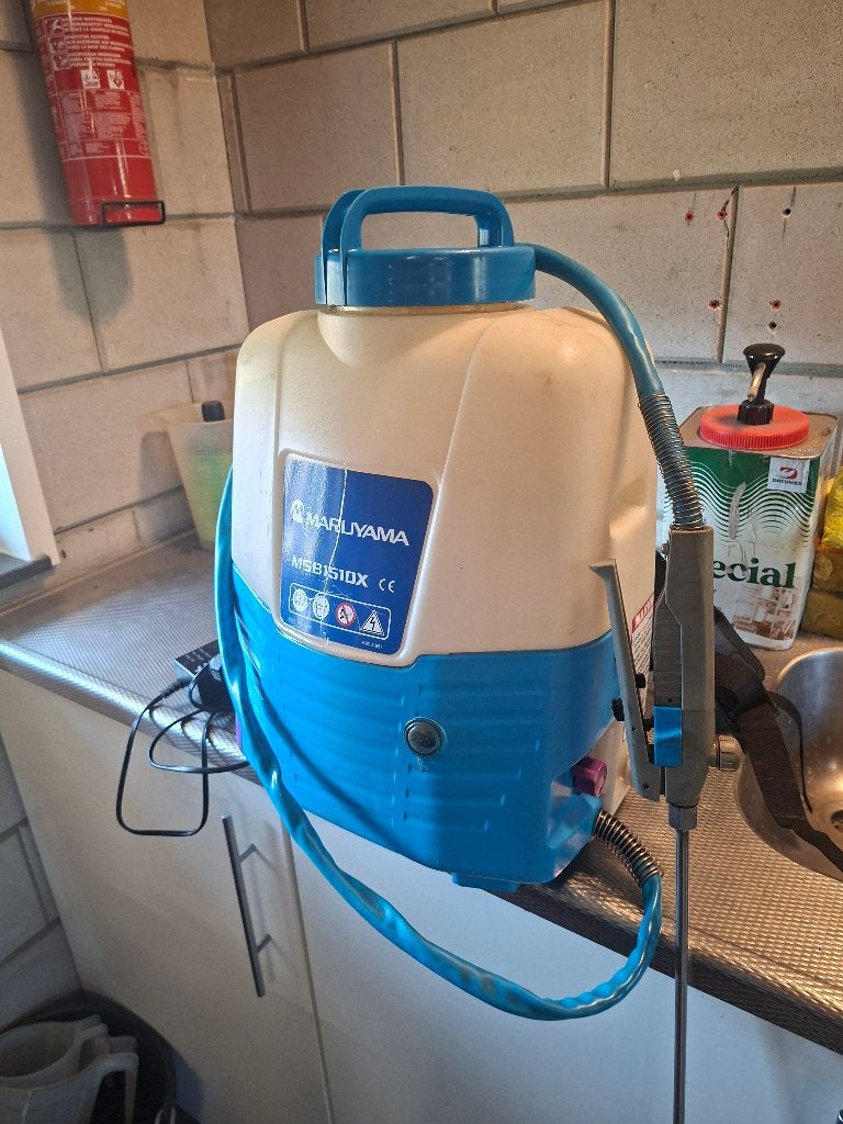elektrische rugspuit, Ophalen of Verzenden, Zo goed als nieuw, Onkruidbestrijding