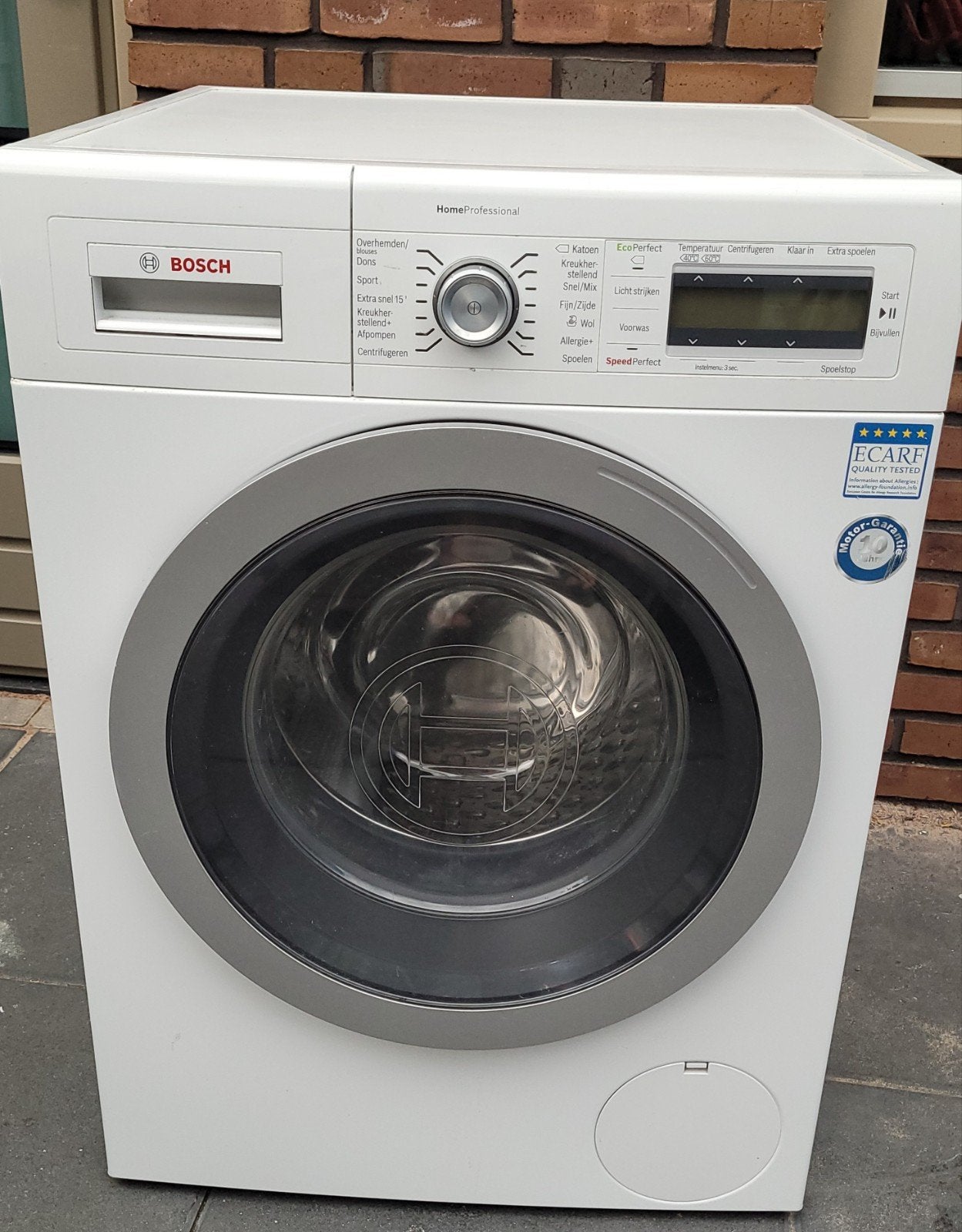 wasmachine, Witgoed en Apparatuur, 1200 tot 1600 toeren, 8 tot 10 kg, Ophalen of Verzenden, Zo goed als nieuw