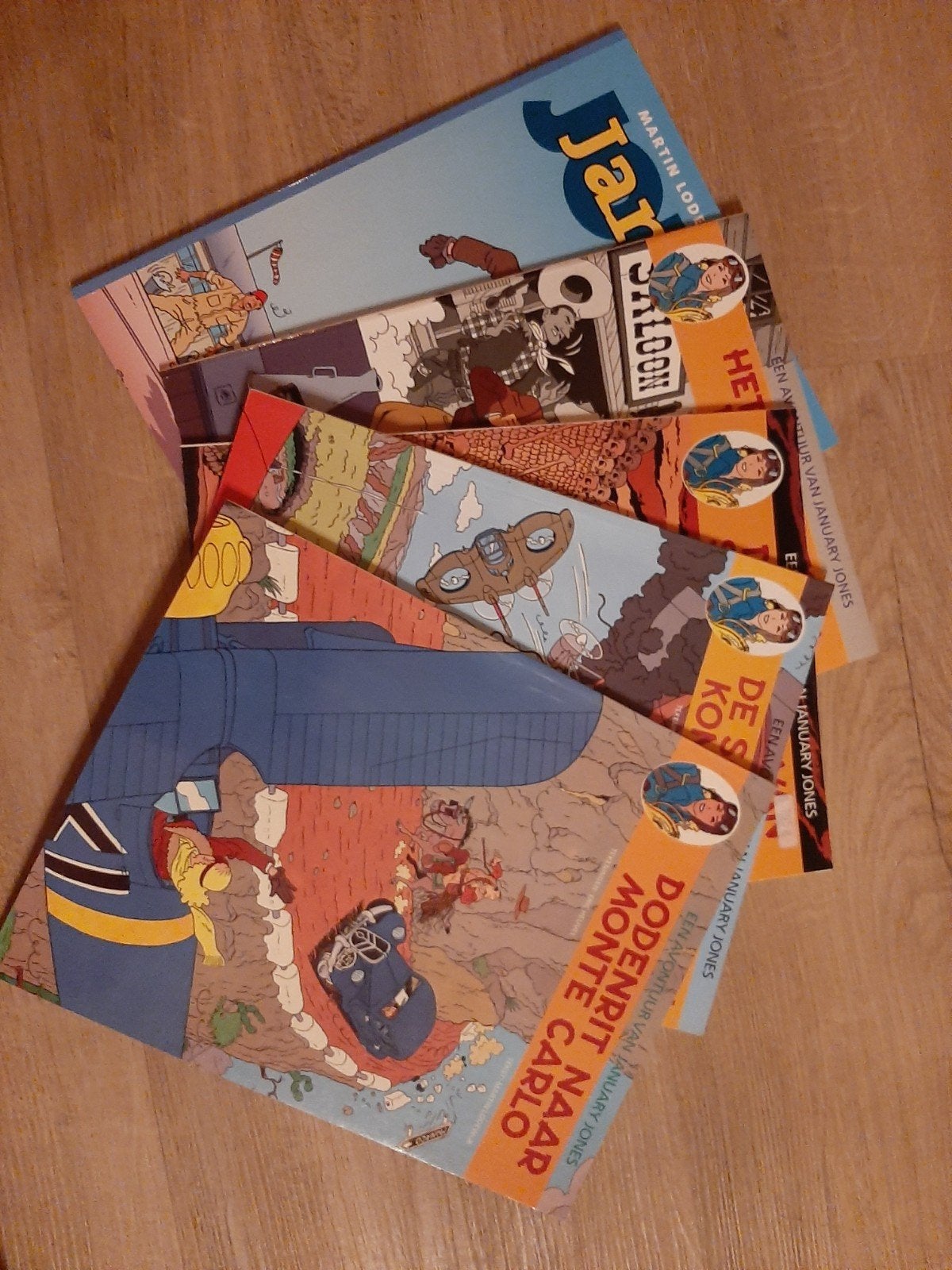 January Jones Stripboeken - 5-delige collectie, Meerdere stripboeken, Ophalen of Verzenden, Gelezen, Martin Lodewijk, Eric Heuvel