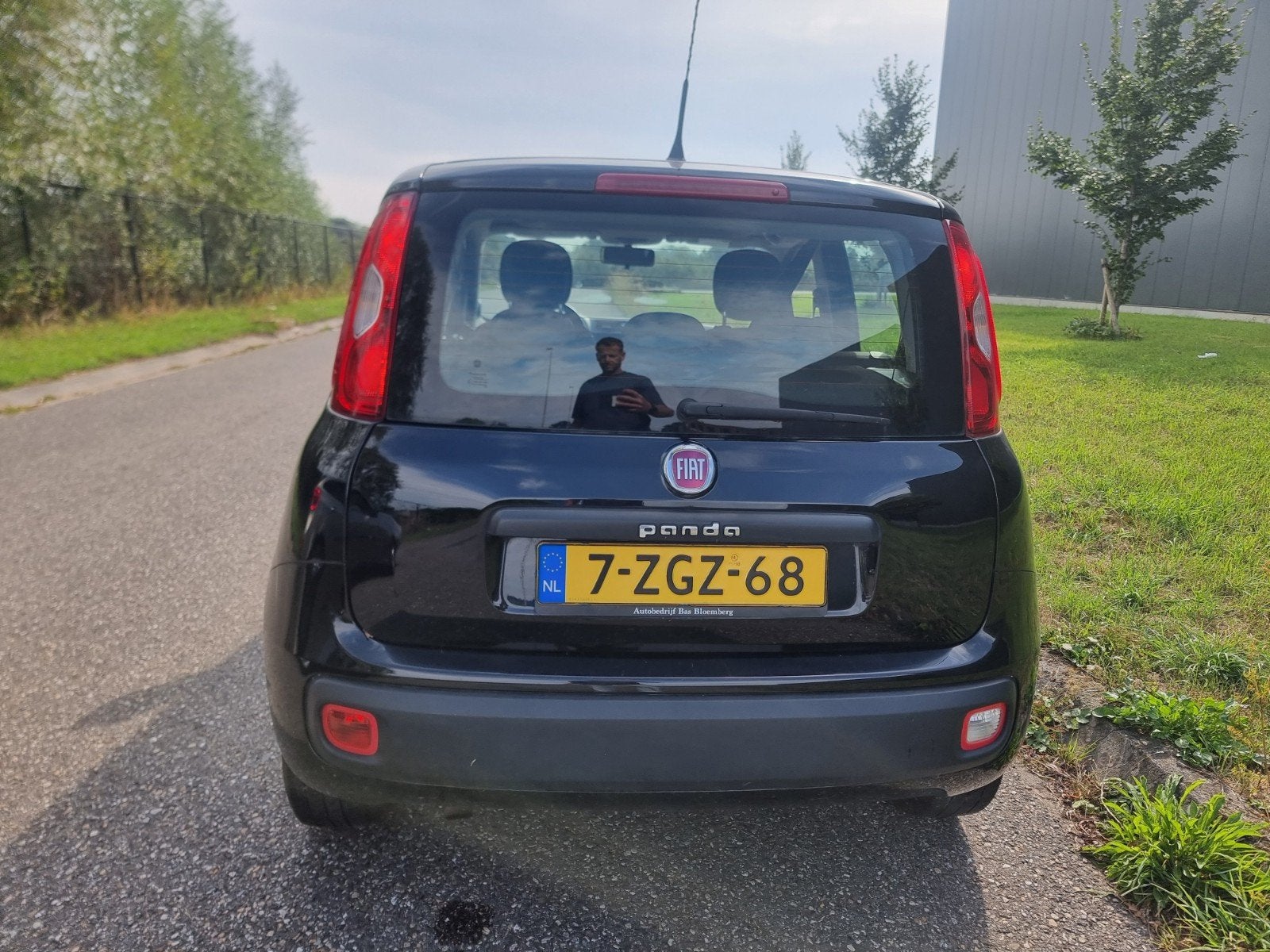 Fiat Panda 0.9 Twinair 2014 airco 121dkm, Voorwielaandrijving, Stof, Panda, Zwart