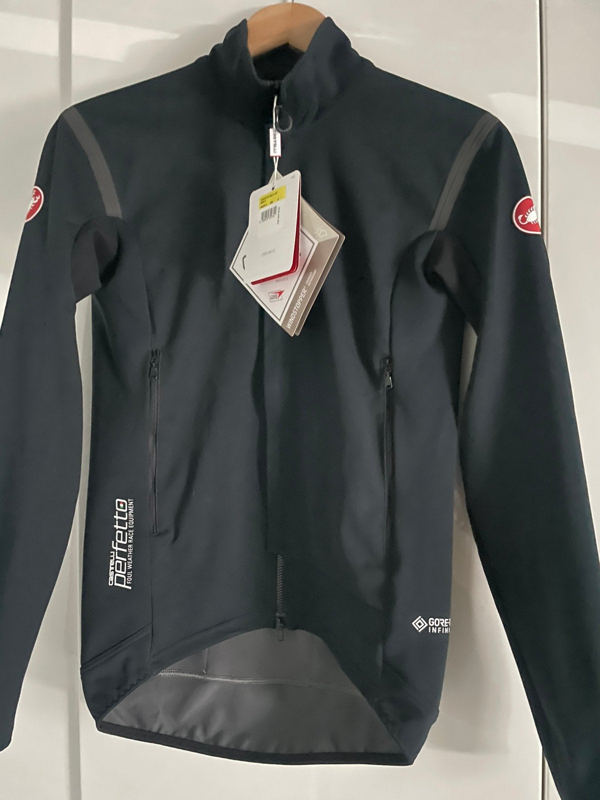 Nieuwe castelli perfetto RoS 2 jacket maat S zwart, S, Heren, Nieuw, Ophalen of Verzenden