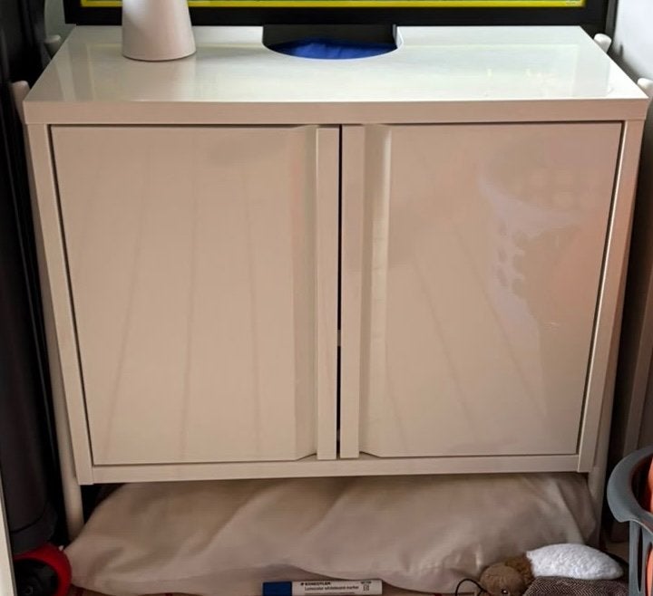 Ikea Byasjön bathroom cabinet (white), Huis en Inrichting, Ophalen, 50 tot 100 cm, Zo goed als nieuw, Minder dan 100 cm