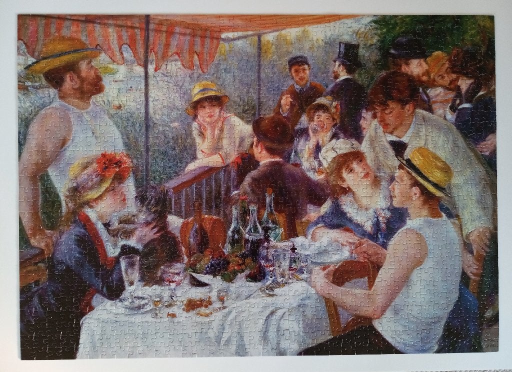 kunstpuzzel Renoir, Ophalen, 500 t/m 1500 stukjes, Zo goed als nieuw, Legpuzzel
