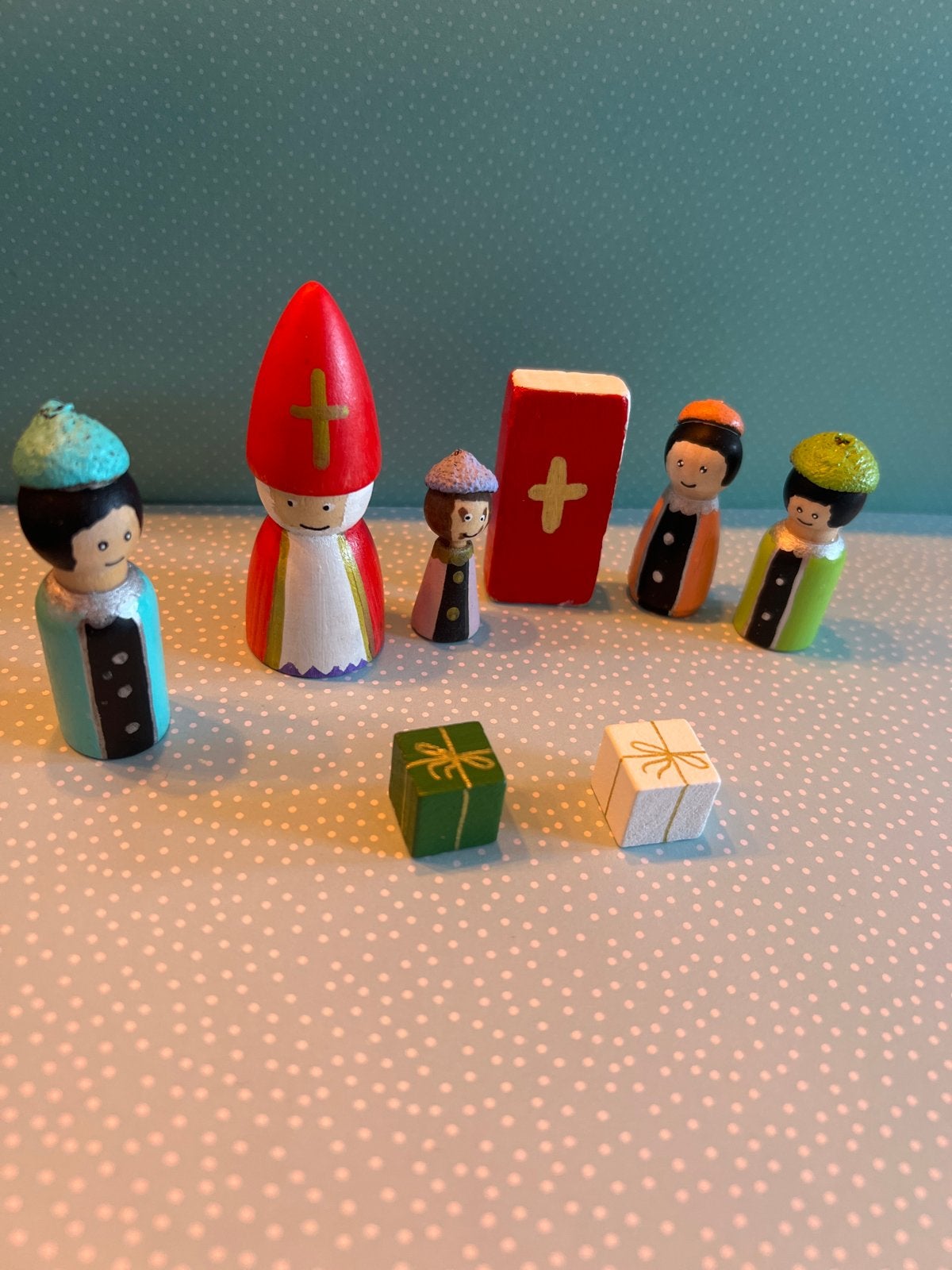 Sinterklaas pegdolls, Diversen, Sinterklaas, Ophalen of Verzenden, Nieuw
