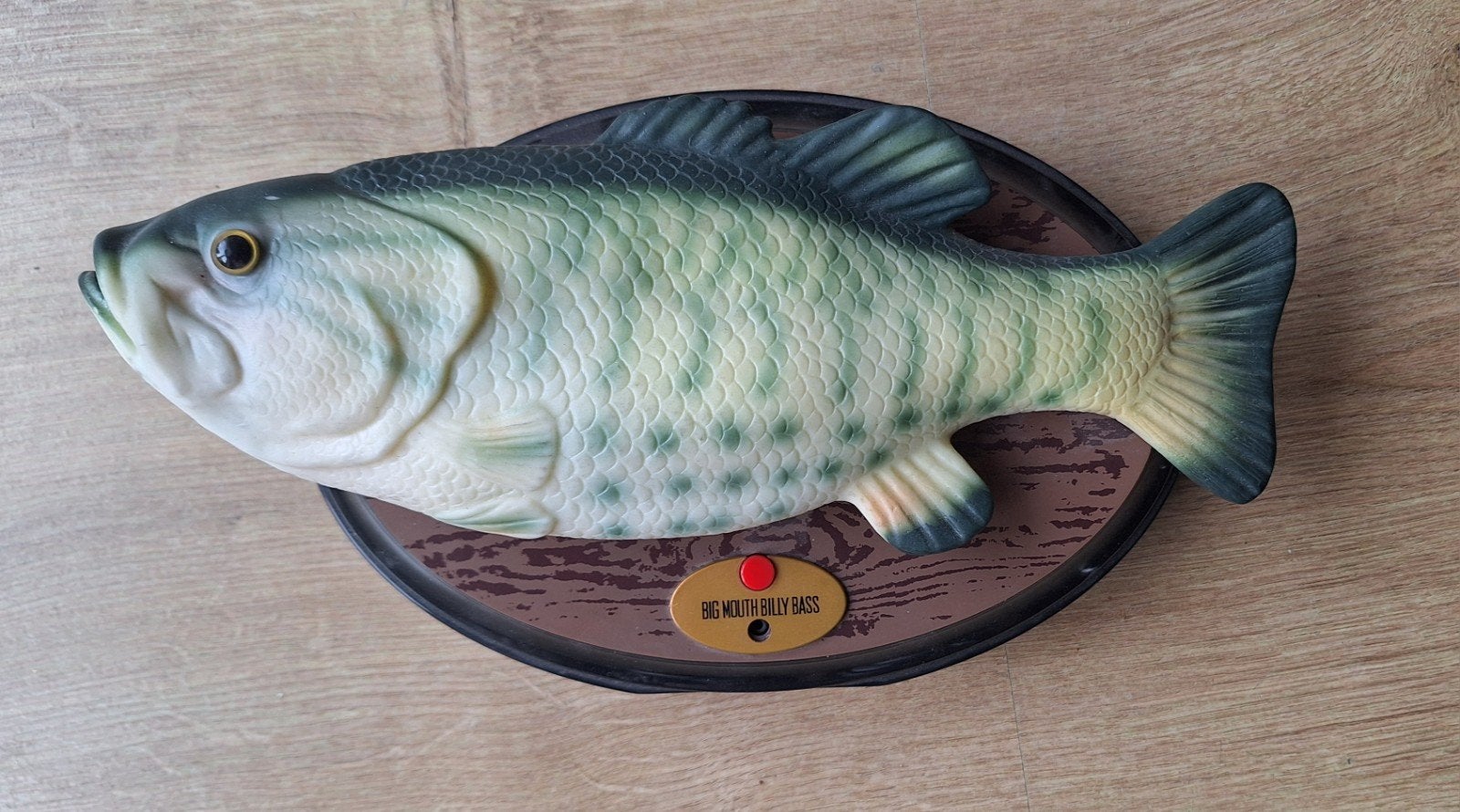 Decoratie: Zingende vis Big mouth Billy Bass, Ophalen of Verzenden, Zo goed als nieuw, Overige typen