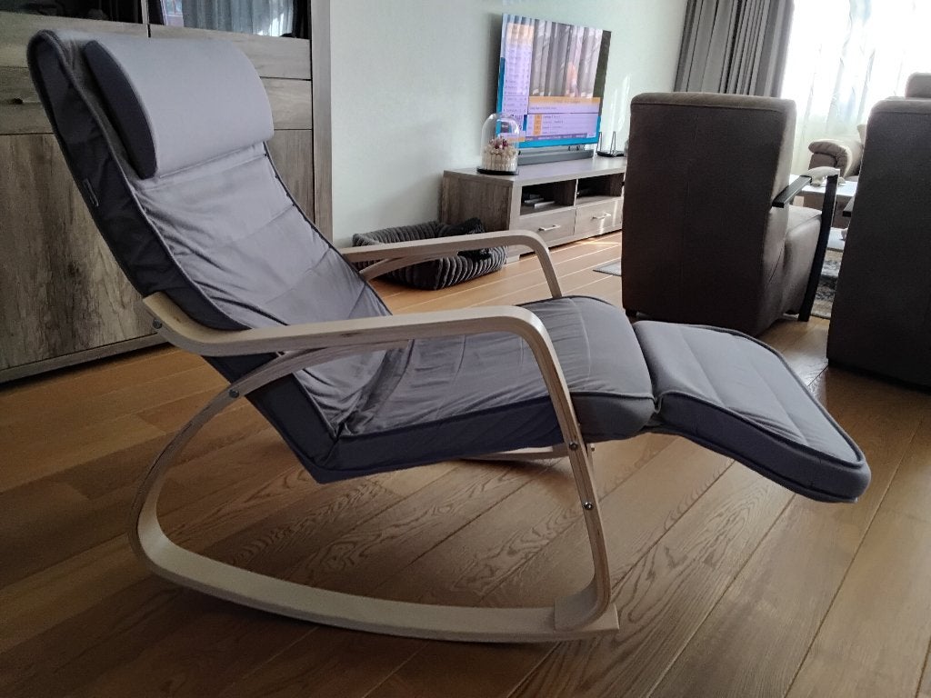 Schommelstoel, Huis en Inrichting, Ophalen, Zo goed als nieuw, Wit, Eén