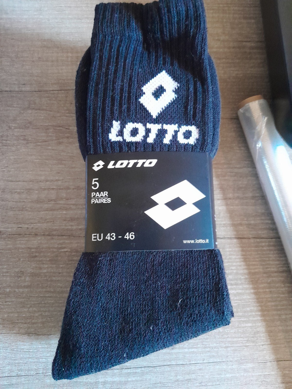 Lotto Sokken - 5 paar - Nieuw, Via Montebelluna, 5/9, 31040 Trevignano TV, Italië, Lotto Sport Italia S.p.A., Zwart, Maat 35 t/m 38
