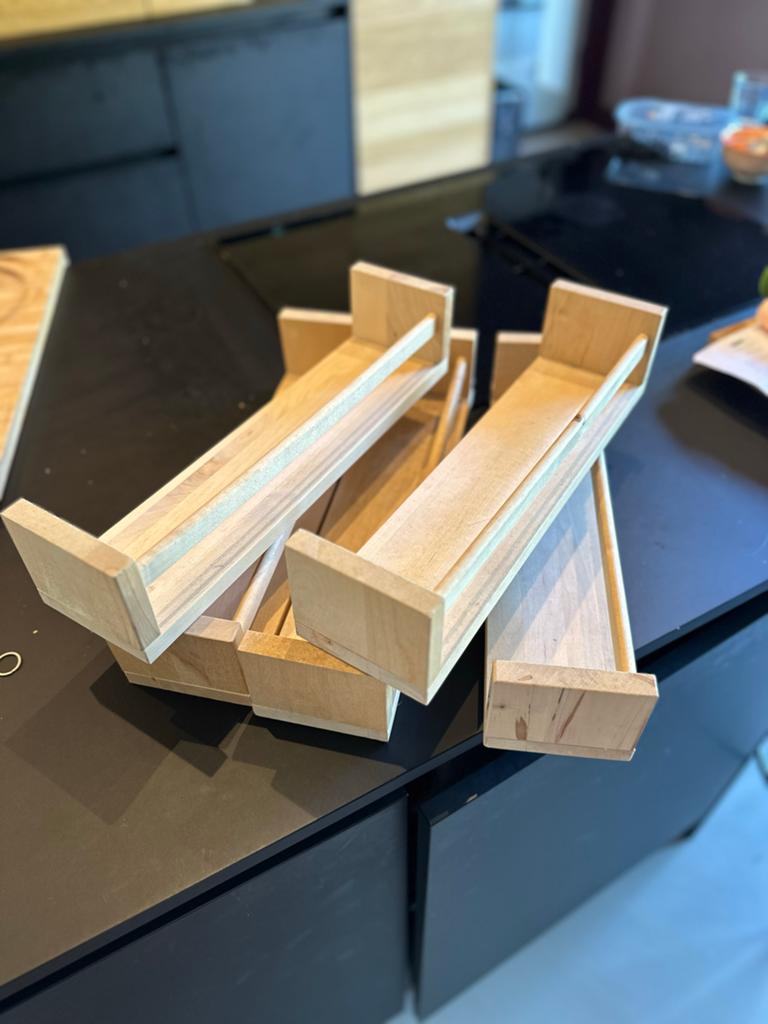 IKEA Bekväm kruidenrekjes - Set van 5, Beige, Hout, IKEA, Ophalen of Verzenden