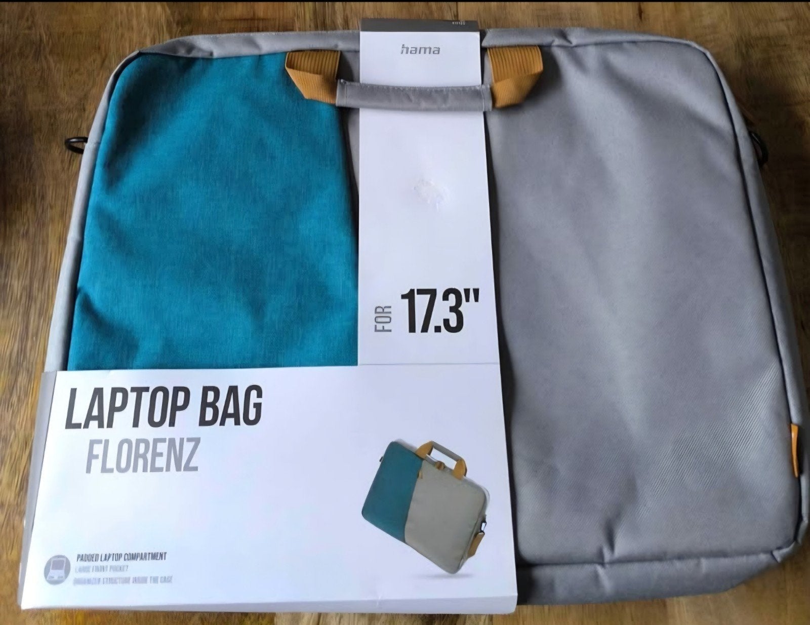 Hama Laptop Bag Florence voor 17.3 Inch  Grijs, Tabletvak, Grijs, 17 inch of meer, Nieuw