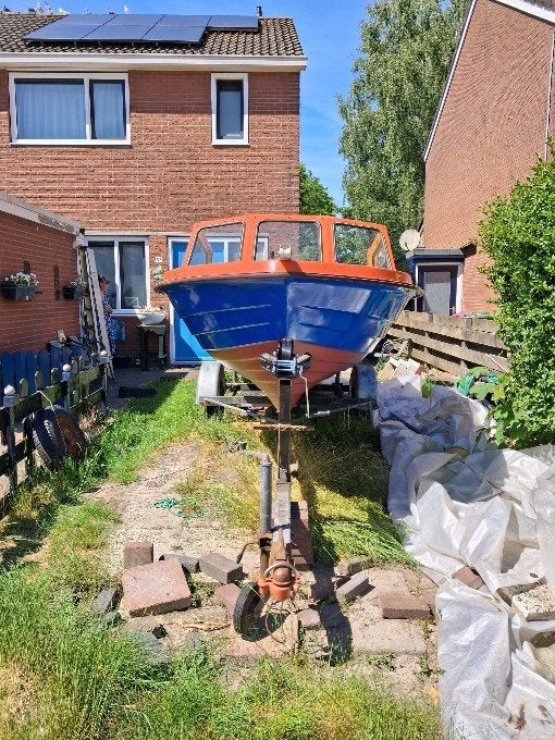 RANA 17 met kanteltrailer en 2 motoren, Watersport en Boten, Vis- en Consoleboten, Ophalen, Overige merken, Gebruikt, 5 m