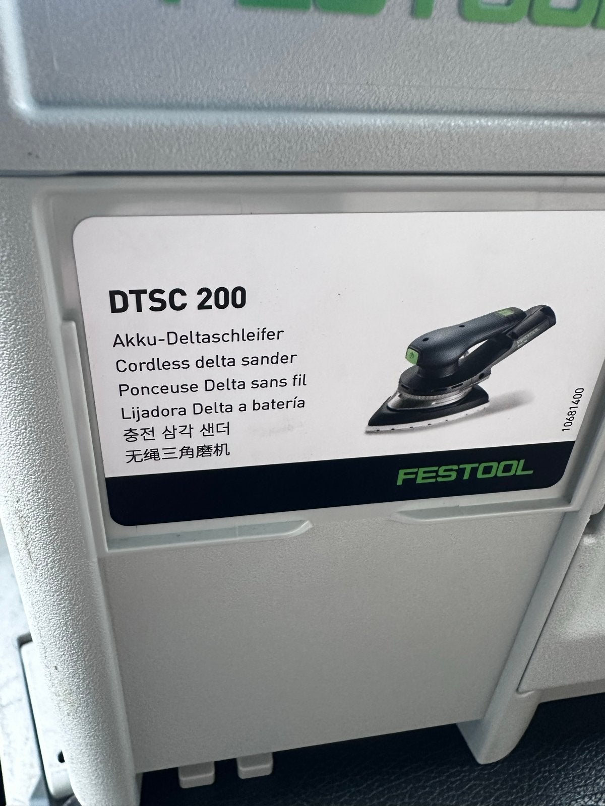 Festool DTSC 200 Accu-deltaschuurmachine - Nieuw, Ophalen, Nieuw, Overige typen
