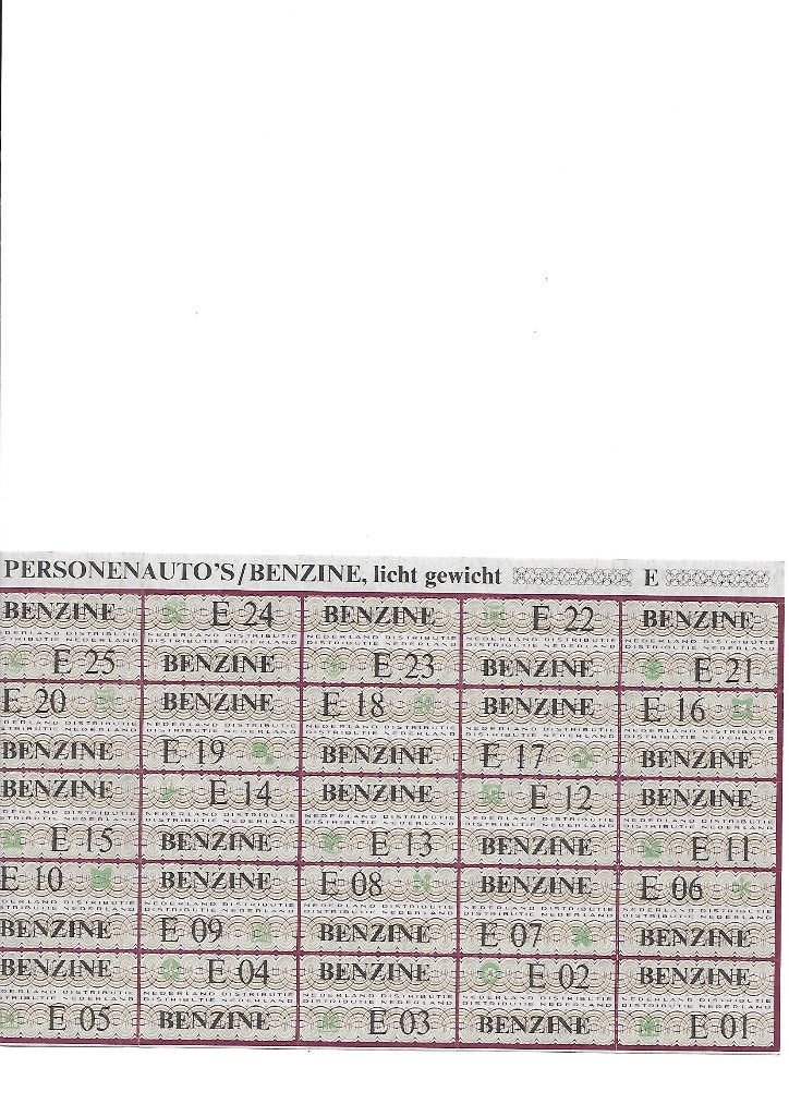 Vel benzinebonnen 1973, Verzamelen, Ophalen of Verzenden, Overige typen