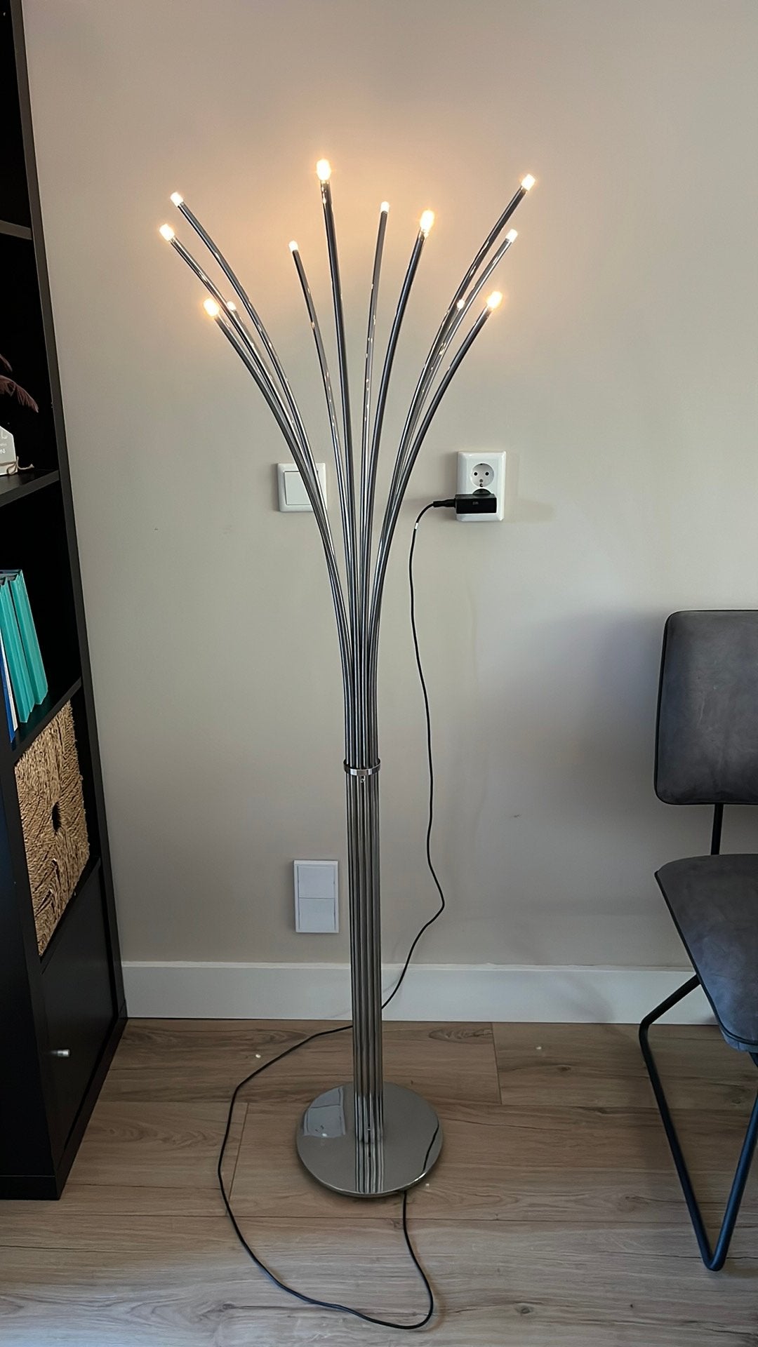 Dimbare vloerlamp van Ikea, Ophalen, Zo goed als nieuw, 150 tot 200 cm