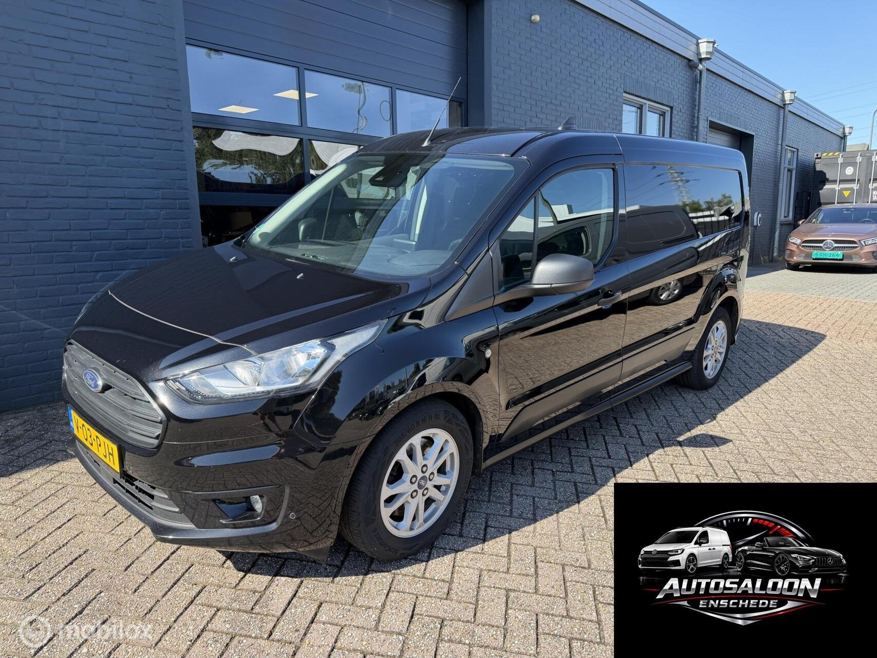 Ford Transit Connect 1.5 EcoBlue Automaat L2 2021 Navi Cam, Stof, Gebruikt, 4 cilinders, Automatische klimaatregeling