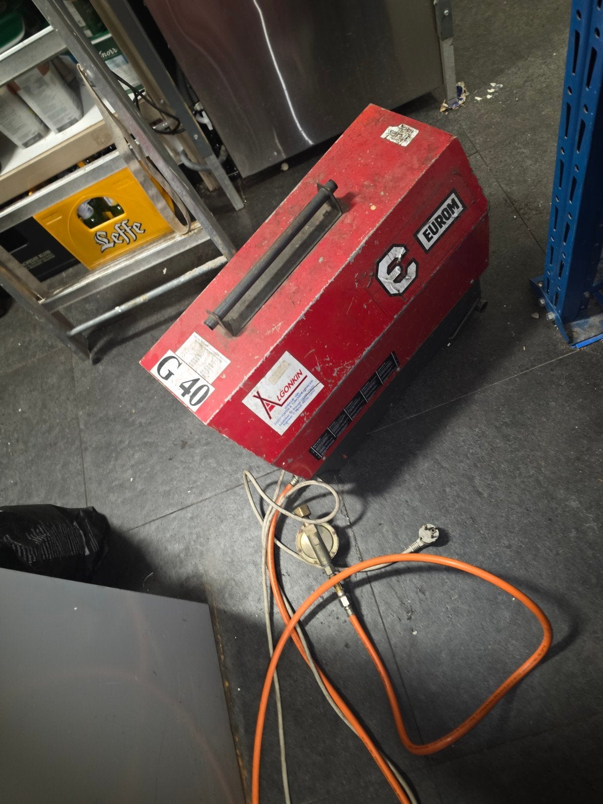 Eurom G40 Gaskanon - Krachtige Gasheater, Ophalen, 30 tot 80 cm, Gebruikt, Kachel