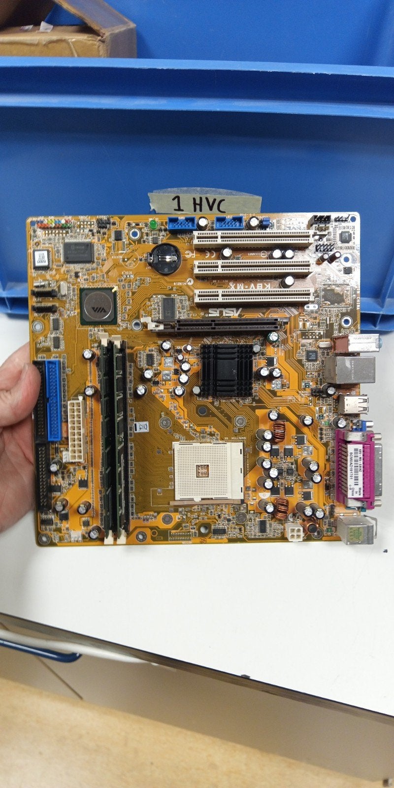 Moederbord met VIA chipset en DDR geheugen, Computers en Software, Gebruikt, Socket 478, Ophalen of Verzenden, DDR