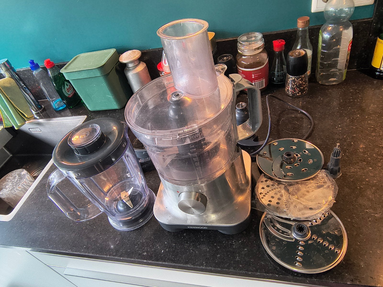 Kenwood keukenmachine FPM250, Ophalen, Gebruikt, 3 snelheden of meer