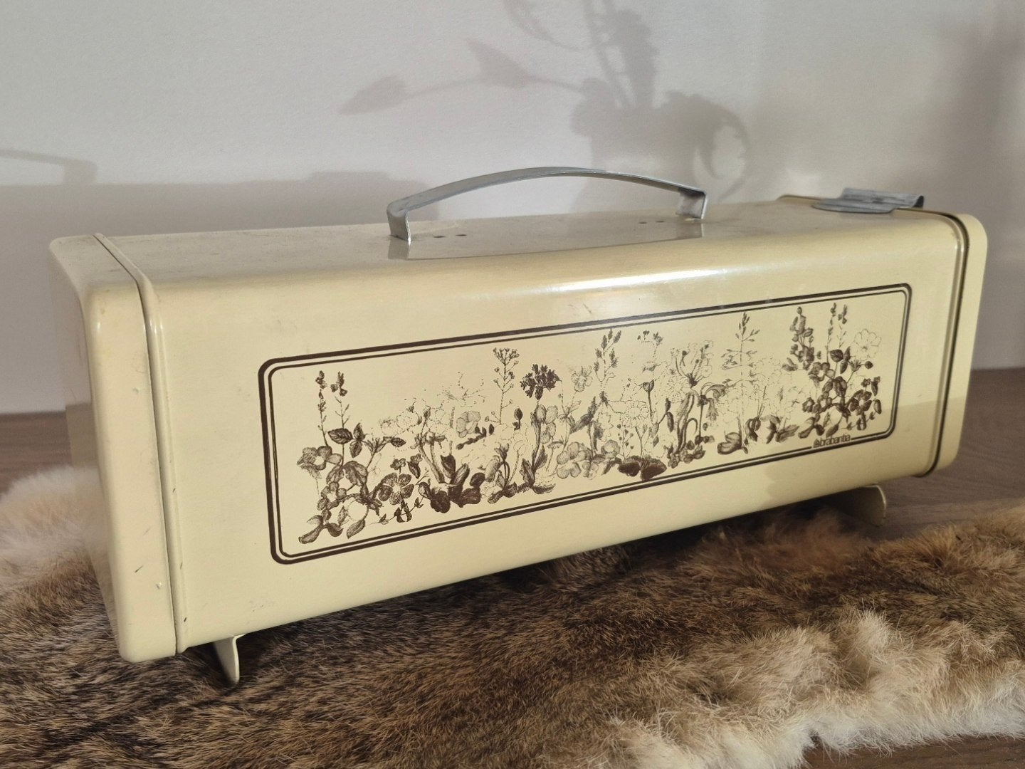Vintage Brabantia ontbijtkoekblik, Ophalen of Verzenden, Gebruikt, Overige, Overige merken