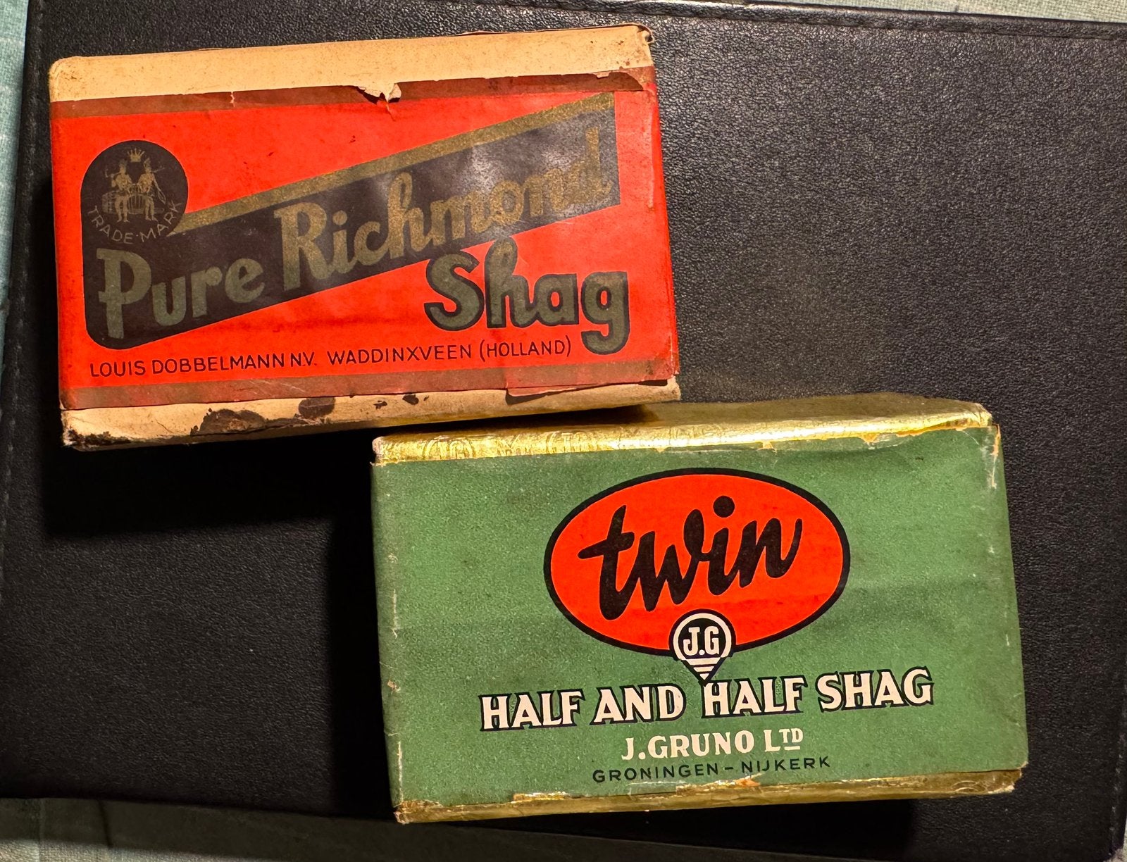 2 pakjes Shag voor verzameldoeleinden, Verzenden, Tabaksdoos of Verpakking
