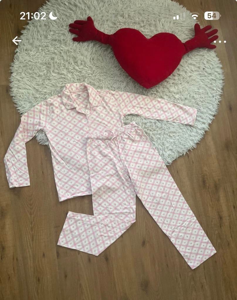 Claesen’s pyjama hartjes 12 jaar, Ophalen of Verzenden, Zo goed als nieuw, Meisje, Nacht- of Onderkleding