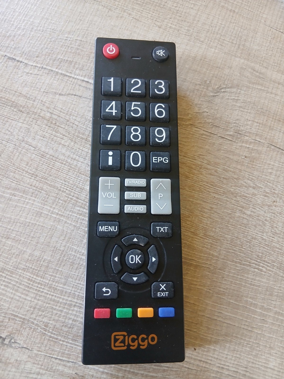 Ziggo Afstandsbediening - Origineel, Ophalen of Verzenden, Gebruikt, Origineel, Tv