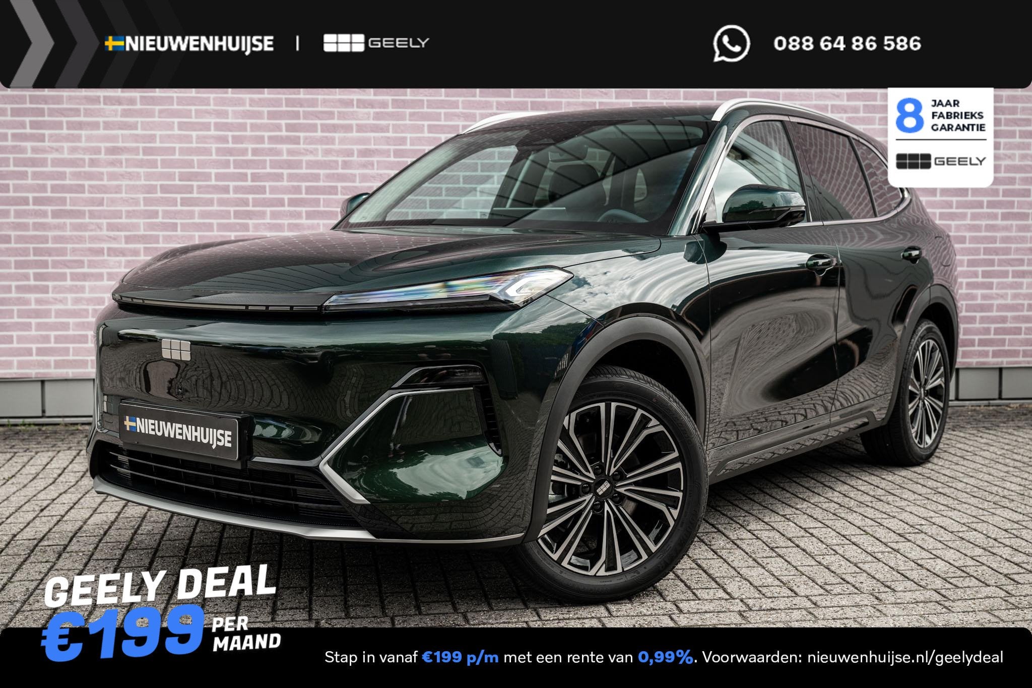 Geely Starray EM-i 1.5 Max+ | 136km Elektrisch bereik | Stoe, 12 maanden, Euro 6, 4 cilinders, 1790 kg