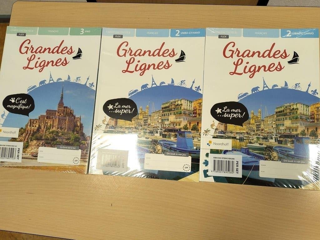 Grandes Lignes 3GT/H en 3V 6e editie nieuw, Ophalen, Frans, Nieuw, Noordhoff Uitgevers