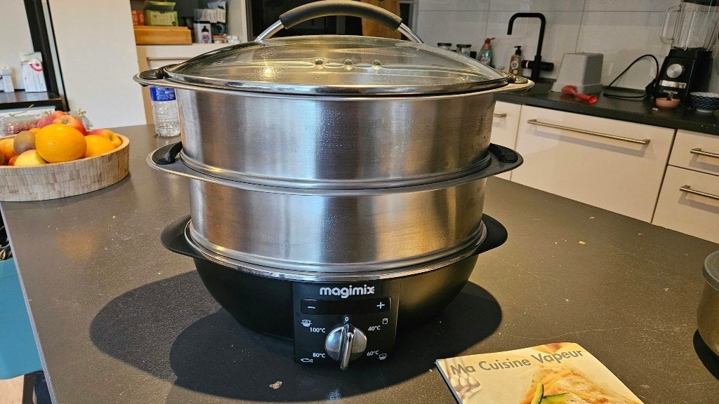 Magimix Multifunctionele Stoomkoker 12,2 L, Overige typen, Zilver, Ophalen of Verzenden, Zo goed als nieuw