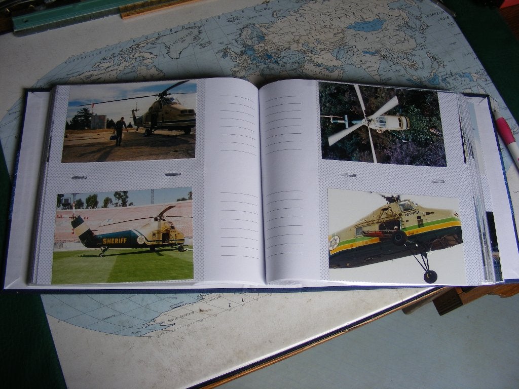 Sikorsky S-58 - 200 (herdruk) foto's in insteek foto, Verzenden, Nieuw, Kaart, Foto of Prent