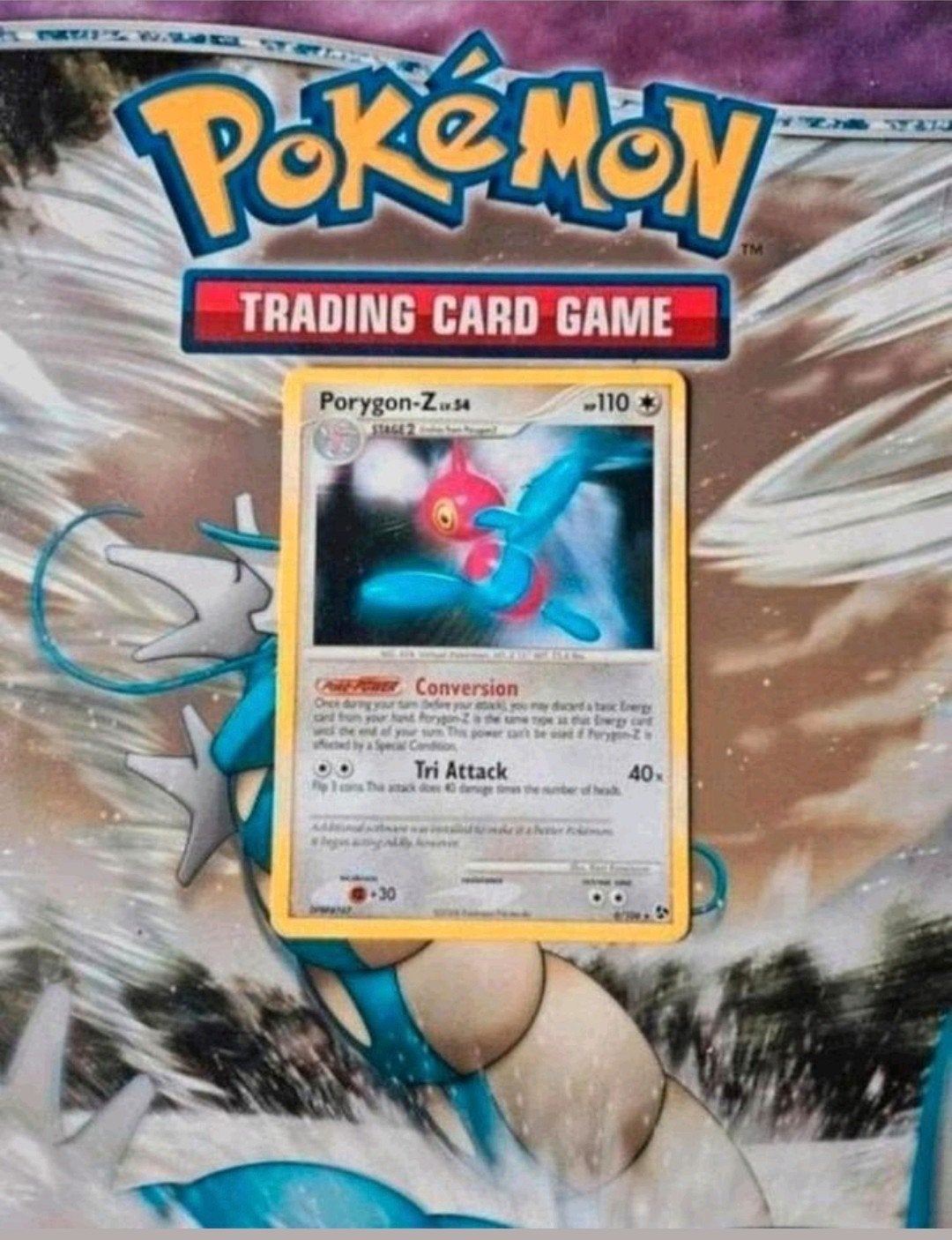 Porygon-Z 6/106 rare DP Great Encounters pokemon kaart, Ophalen of Verzenden, Gebruikt, Losse kaart