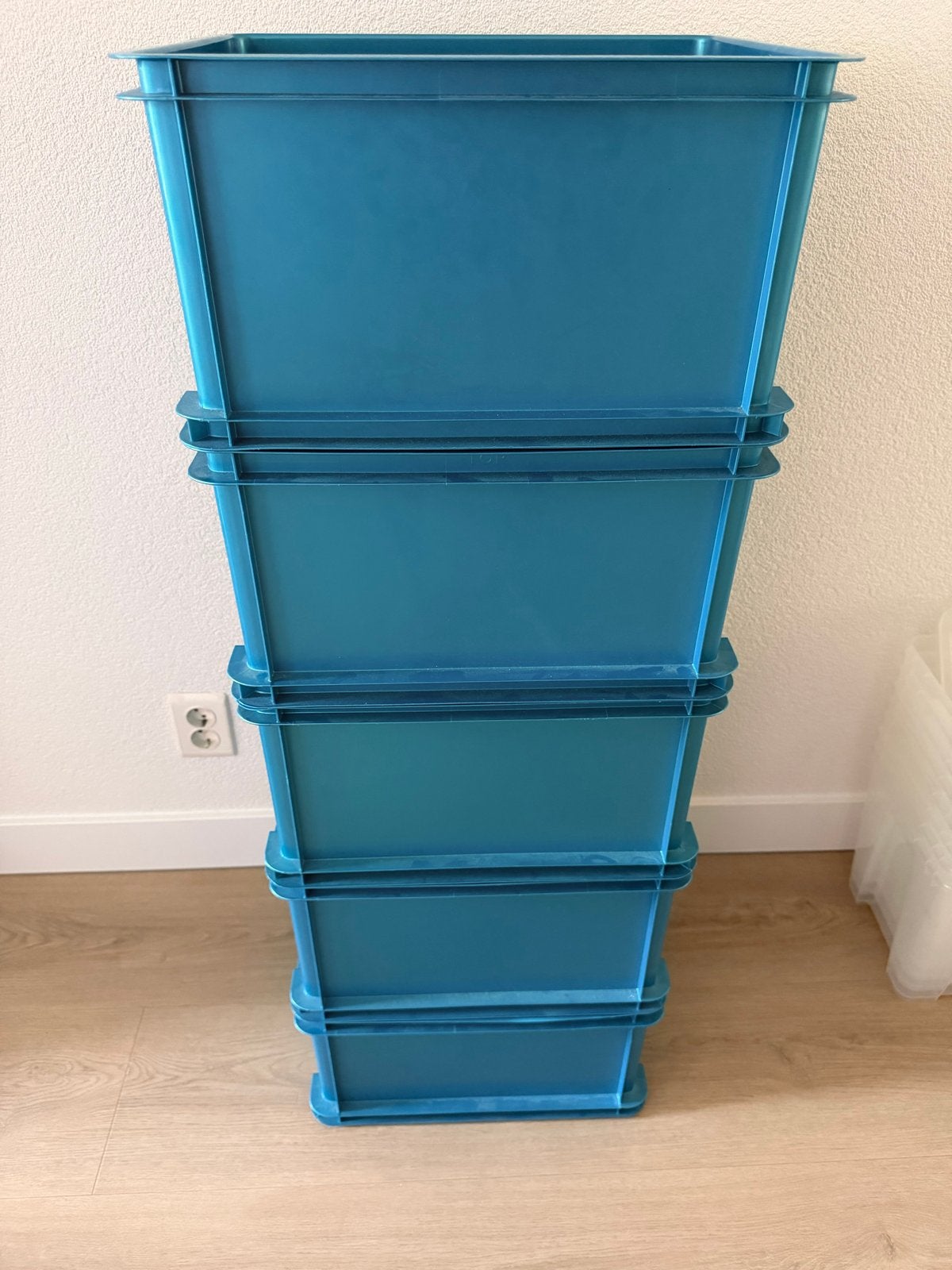 Curver opbergboxen - 5 stuks, Ophalen, Gebruikt, Minder dan 50 cm, 5 – 50