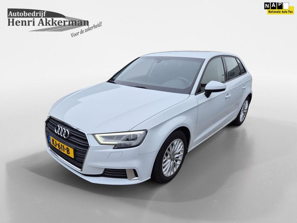 Audi A3 Sportback 1.0 TFSI Sport Lease Edition, Voorwielaandrijving, Lichtsensor, Stof, Gebruikt
