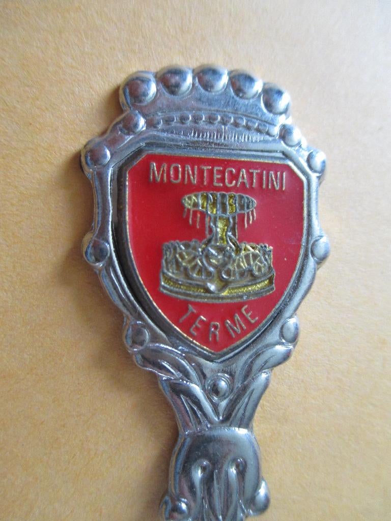 Lepeltje Montecatine Terme , Italie, Verzenden, Zo goed als nieuw