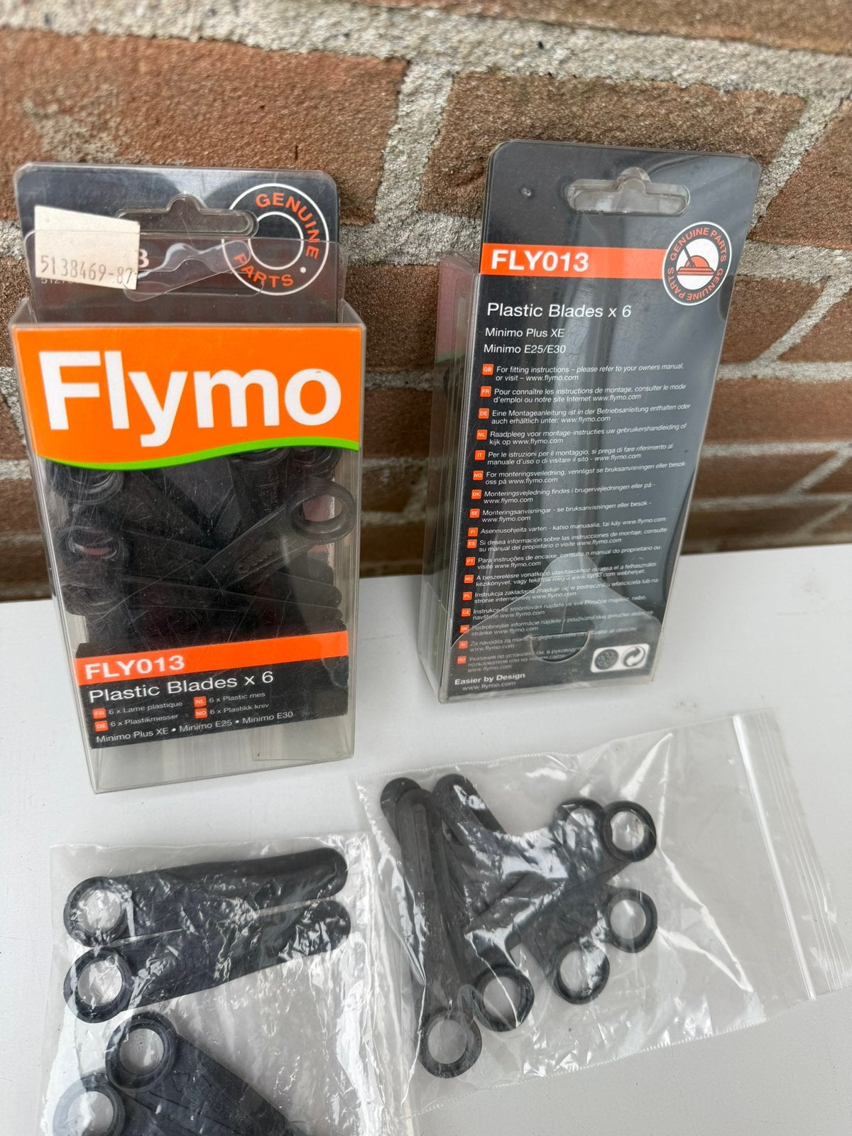 Flymo FLY013 Plastic mesjes 22 stuks, Tuin en Terras, Cirkelmaaier, Elektrische grasmaaier, Minder dan 30 cm, Nieuw