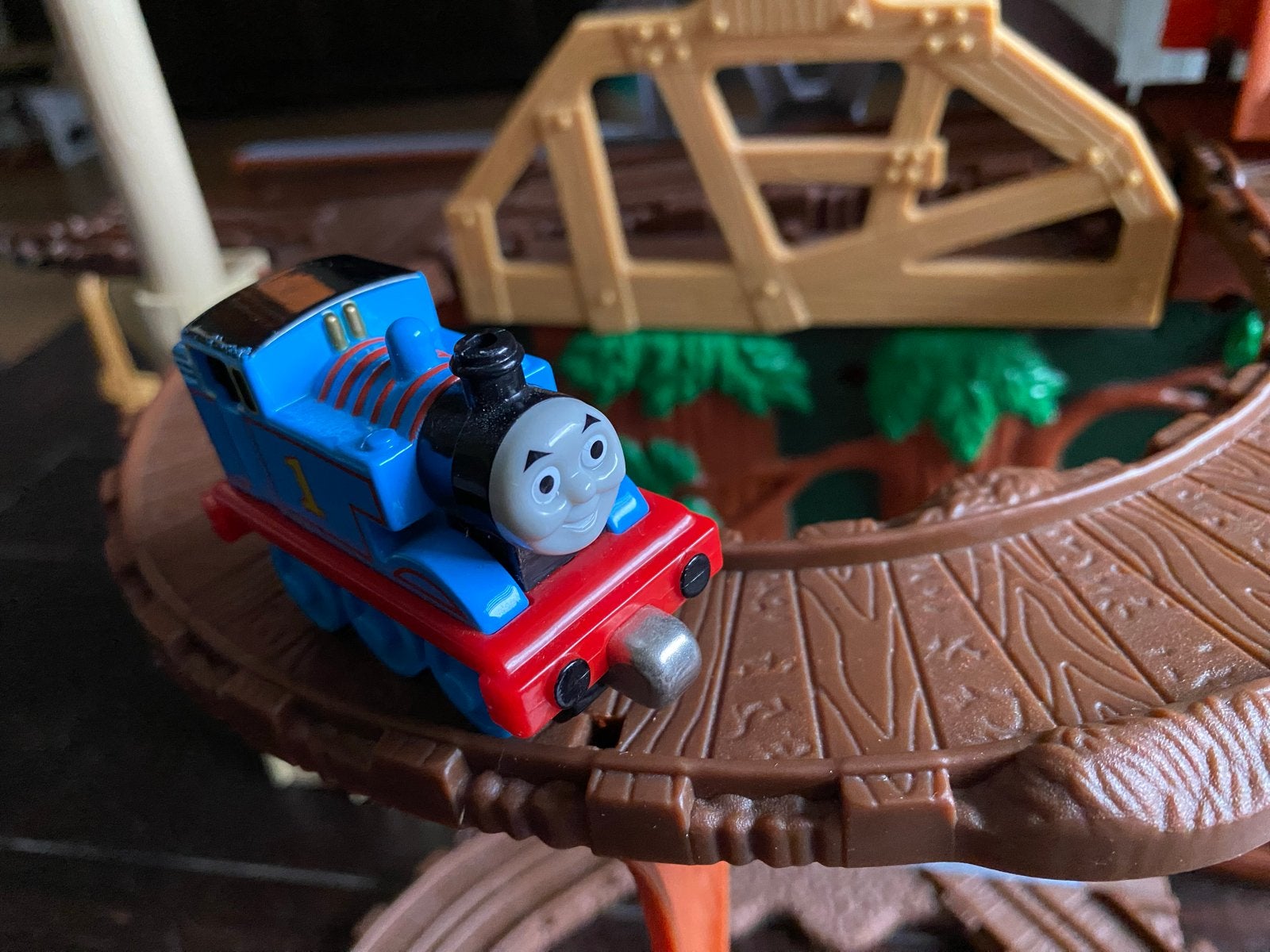 Thomas de Trein speelset met locomotief, Kinderen en Baby's, Speelgoed | Thomas de Trein, Ophalen, Zo goed als nieuw