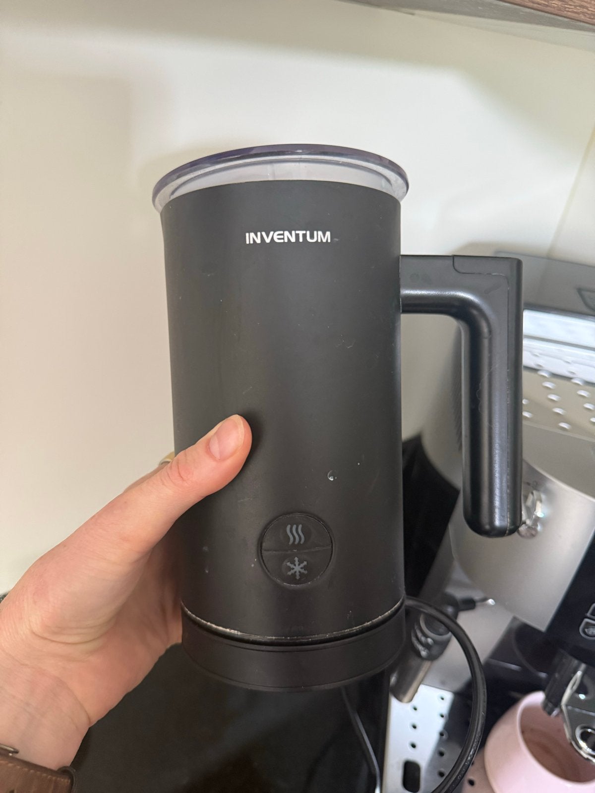 Inventum melkopschuimer - perfect voor cappuccino, Witgoed en Apparatuur, Melkopschuimers, Ophalen of Verzenden, Gebruikt, Elektrische melkopschuimer