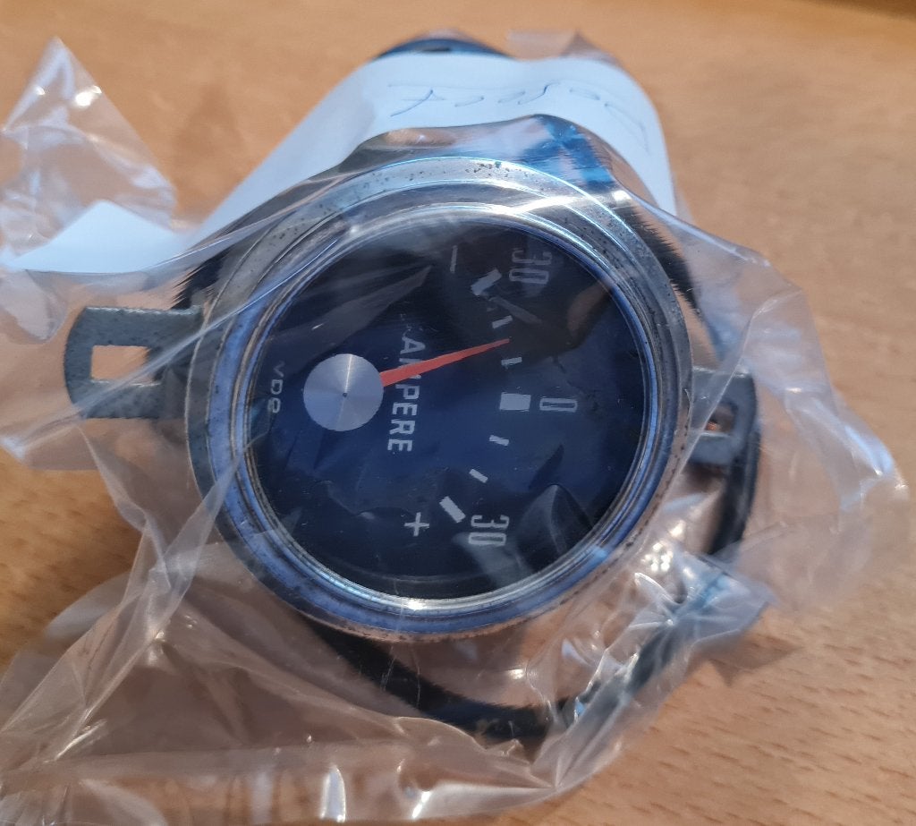 Amperemeter oldtimer, Ophalen of Verzenden, Gebruikt