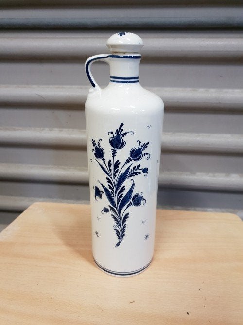 Kruik Delfts blauw met afbeelding van molen, Royal Goedewaag, Ophalen of Verzenden