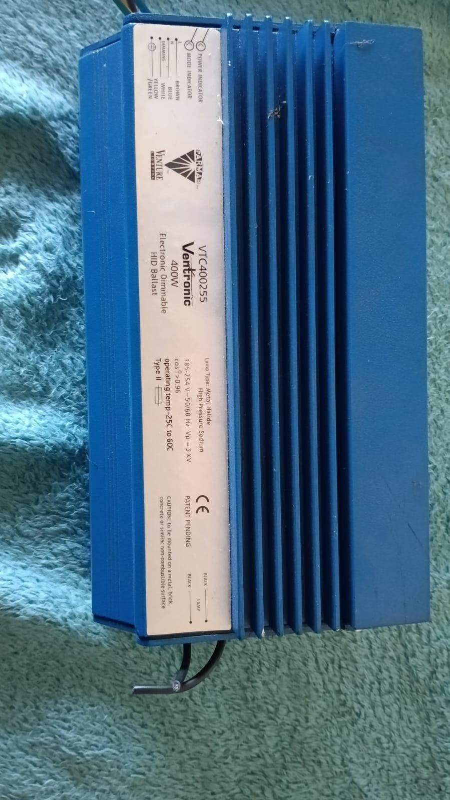 Ventronic VTC400255 Elektronische Dimbaar HID Ballast, Ophalen of Verzenden