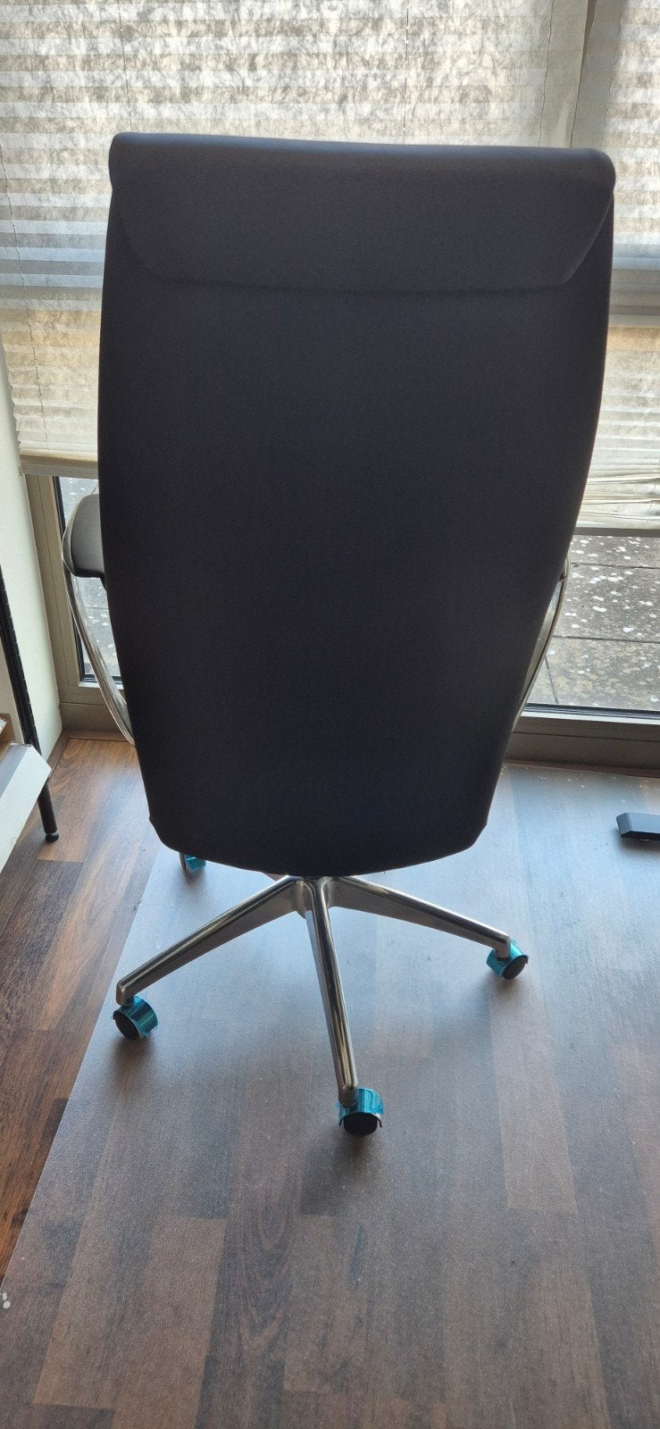 Foto 3 van Bureaustoel - Directiestoel - XXL - Leer - Zwart