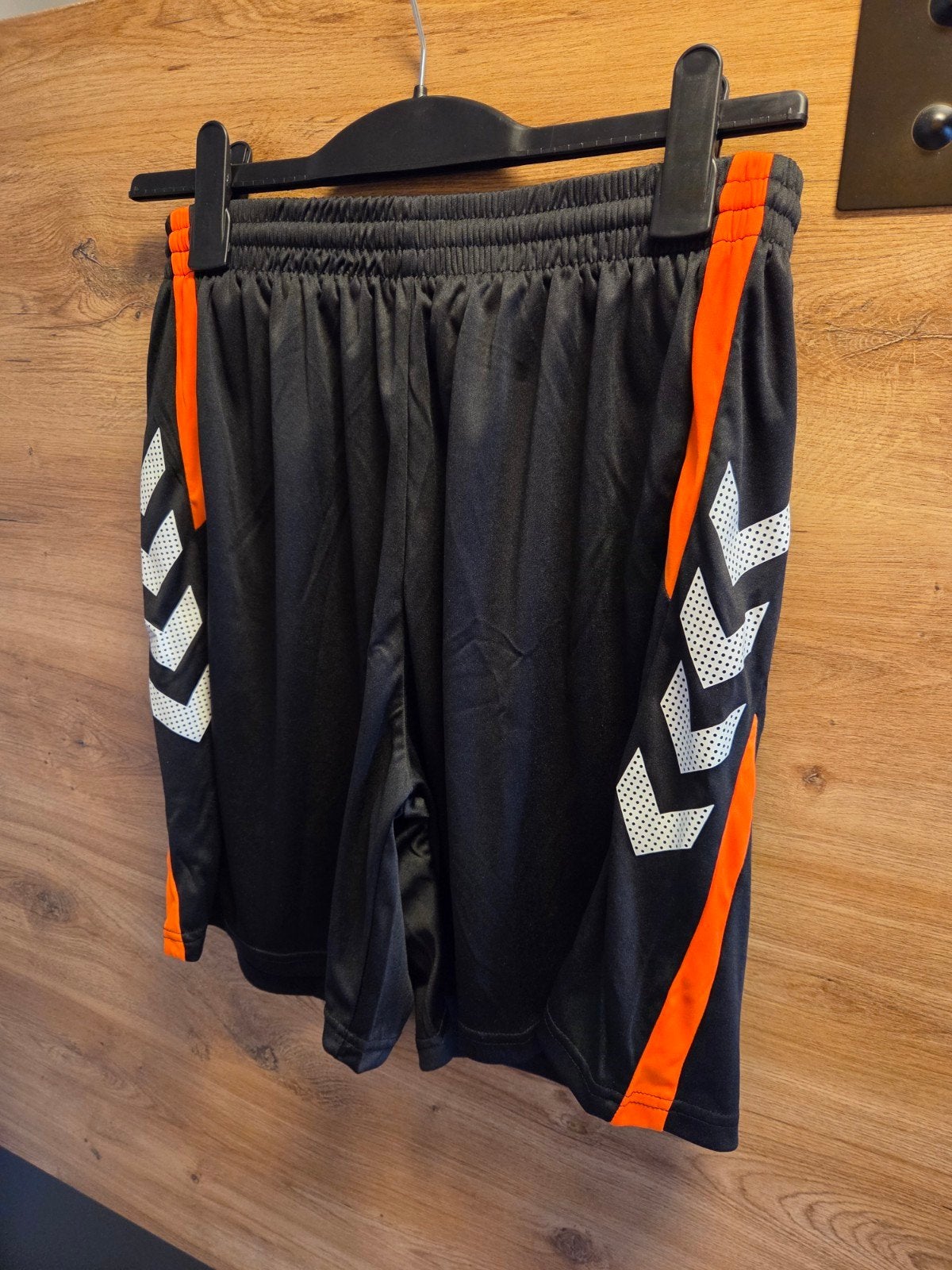 Hummel Aarhus Shorts XL - Zwart met Oranje Alphia, Zwart, Ophalen of Verzenden, Voetbal, Hummel